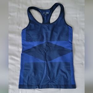 Tory Sport Women's Navy and Royal Blue Tank Top